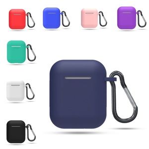 AirPods Protective Silicone Case with keychain